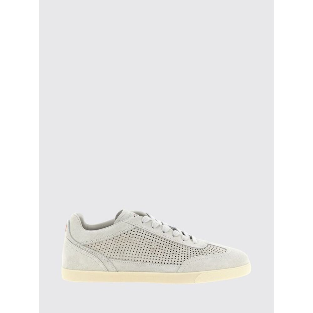 Kiton Men Perforated Suede Sneakers Kiton